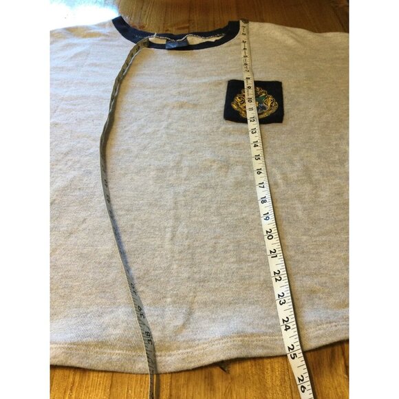 Harry Potter Hogwarts Crest Long Sleeve T-Shirt Size XL Casual Large Spell Out - Picture 6 of 6